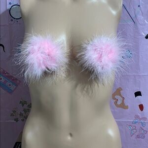 Fluffy Pink Fur Pasties
